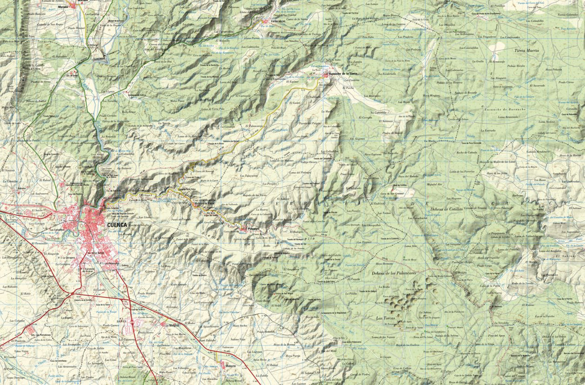 Cuenca (0610) Map by Instituto Geografico Nacional de Espana | Avenza Maps