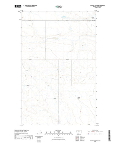 Antelope Coulee NW, MT (2020, 24000-Scale) Preview 1