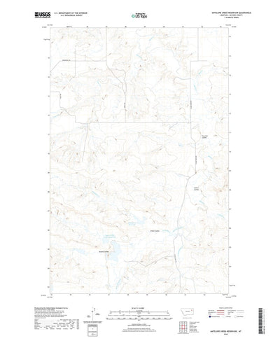 Antelope Creek Reservoir, MT (2020, 24000-Scale) Preview 1