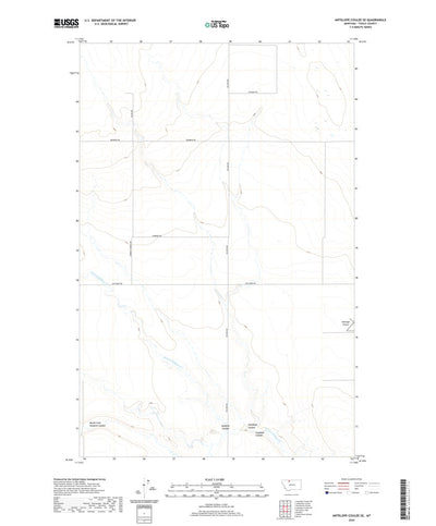 Antelope Coulee SE, MT (2020, 24000-Scale) Preview 1