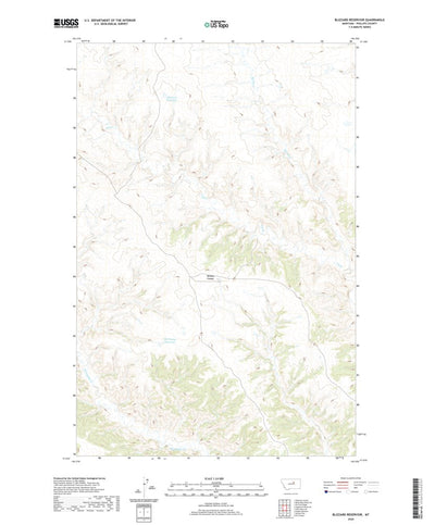 Blizzard Reservoir, MT (2020, 24000-Scale) Preview 1