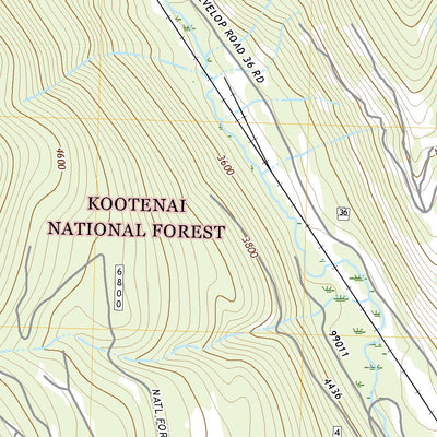 Bowen Lake, MT (2020, 24000-Scale) Preview 2