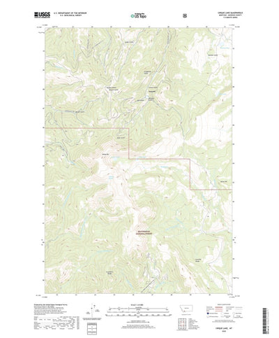 Cirque Lake, MT (2020, 24000-Scale) Preview 1