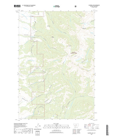 Campfire Lake, MT (2020, 24000-Scale) Preview 1