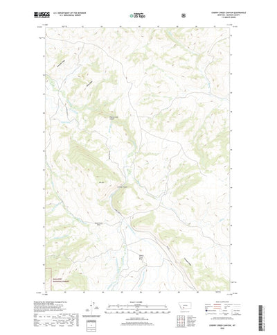 Cherry Creek Canyon, MT (2020, 24000-Scale) Preview 1