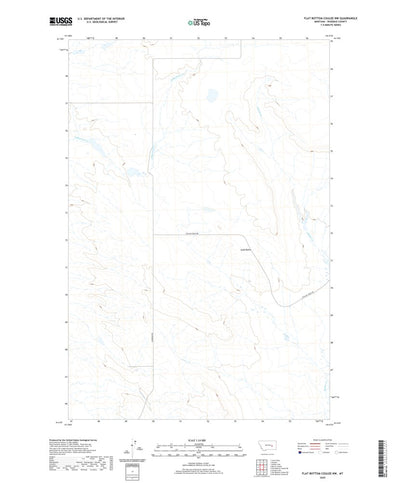 Flat Bottom Coulee NW, MT (2020, 24000-Scale) Preview 1