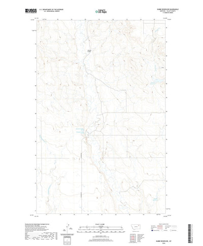 Dubbe Reservoir, MT (2020, 24000-Scale) Preview 1