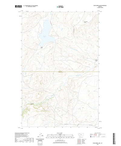 Four Horns Lake, MT (2020, 24000-Scale) Preview 1
