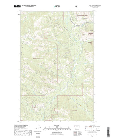 Fisher Mountain, MT (2020, 24000-Scale) Preview 1