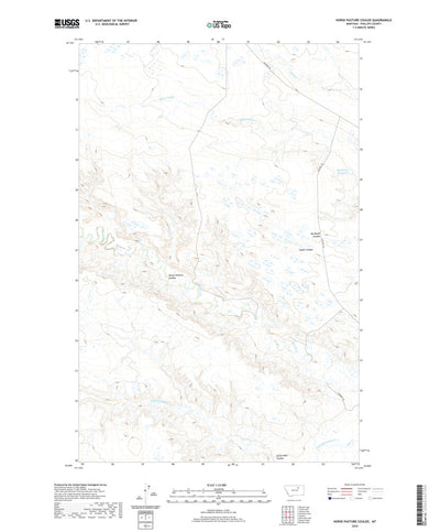 Horse Pasture Coulee, MT (2020, 24000-Scale) Preview 1