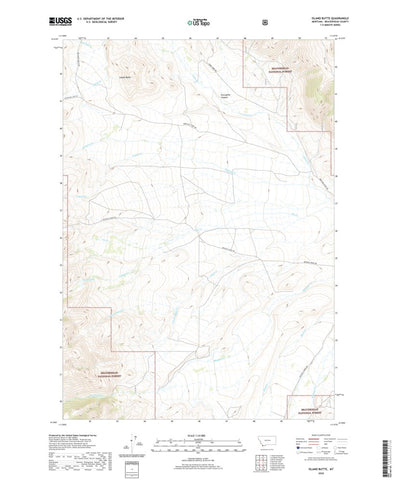 Island Butte, MT (2020, 24000-Scale) Preview 1