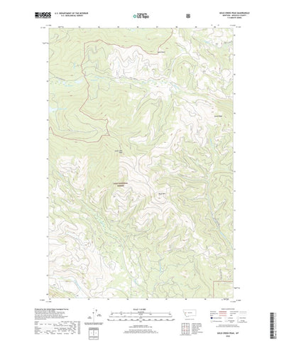 Gold Creek Peak, MT (2020, 24000-Scale) Preview 1