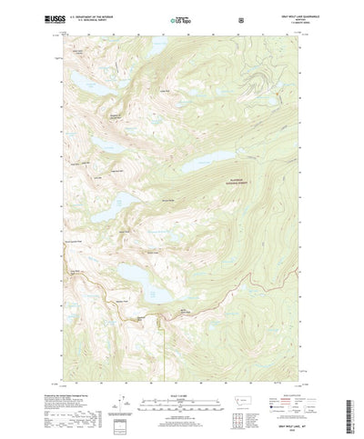 Gray Wolf Lake, MT (2020, 24000-Scale) Preview 1