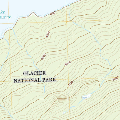 Lake Sherburne, MT (2020, 24000-Scale) Preview 2