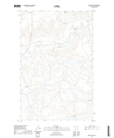 Hewitt Lake SW, MT (2020, 24000-Scale) Preview 1