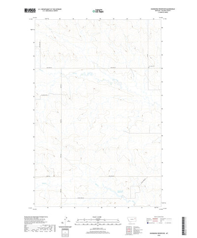 Hudiburgh Reservoir, MT (2020, 24000-Scale) Preview 1