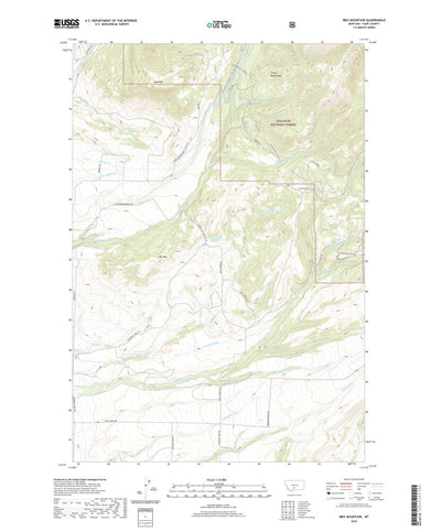 Ibex Mountain, MT (2020, 24000-Scale) Preview 1