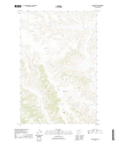 Lake Reservoir, MT (2020, 24000-Scale) Preview 1