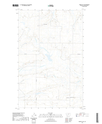 Hubert Hill SW, MT (2020, 24000-Scale) Preview 1