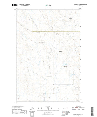 Needle Butte Reservoir, MT (2020, 24000-Scale) Preview 1