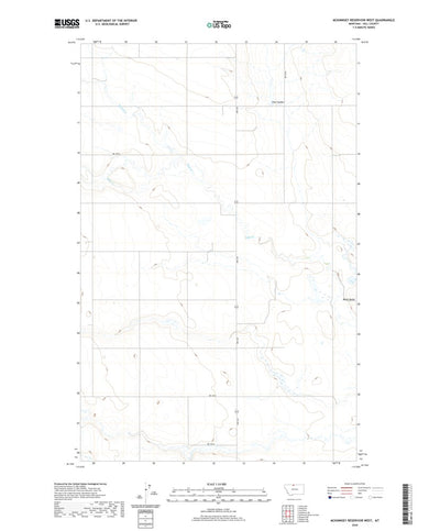 McKinnsey Reservoir West, MT (2020, 24000-Scale) Preview 1