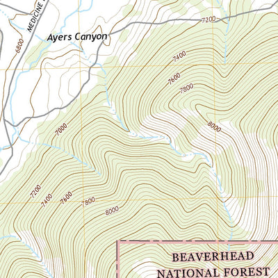 Medicine Lodge Peak, MT (2020, 24000-Scale) Preview 3