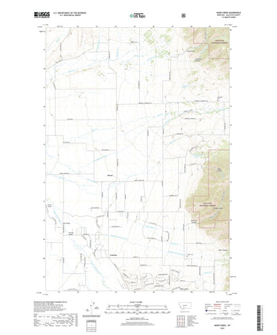 Miser Creek, MT (2020, 24000-Scale) Preview 1