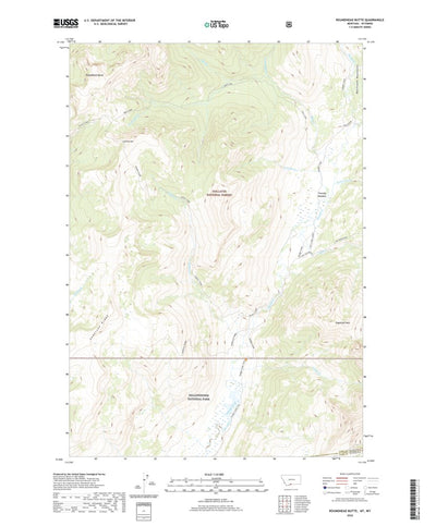Roundhead Butte, MT (2020, 24000-Scale) Preview 1