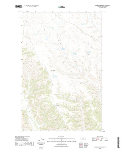 Sagebrush Reservoir, MT (2020, 24000-Scale) Preview 1