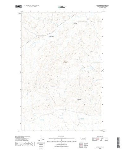 Mother Butte, MT (2020, 24000-Scale) Preview 1