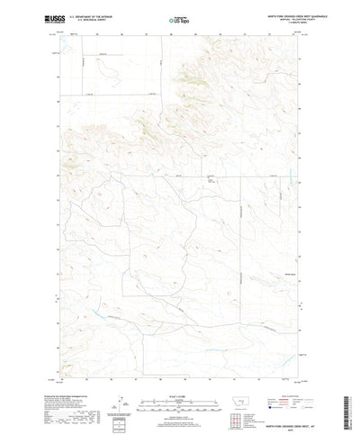 North Fork Crooked Creek West, MT (2020, 24000-Scale) Preview 1