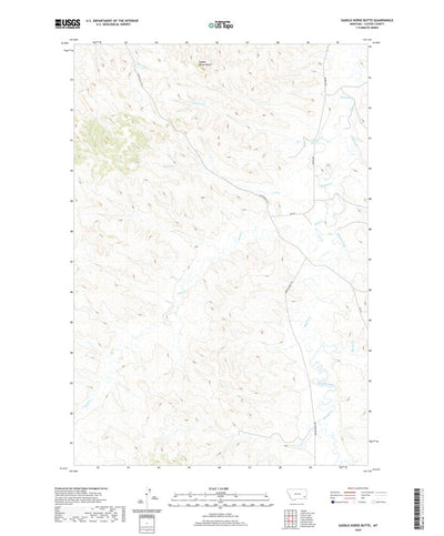 Saddle Horse Butte, MT (2020, 24000-Scale) Preview 1