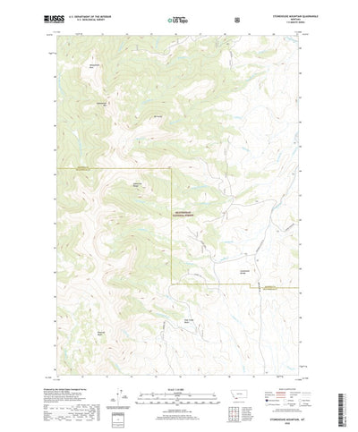 Stonehouse Mountain, MT (2020, 24000-Scale) Preview 1
