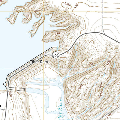 Tiber Dam, MT (2020, 24000-Scale) Preview 3