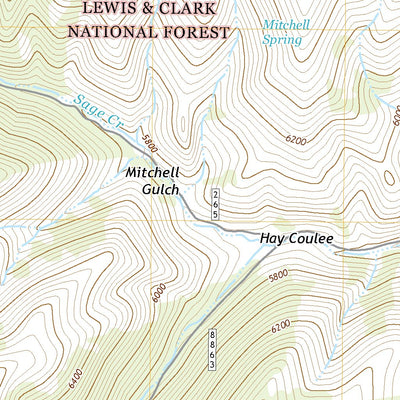 Woodhurst Mountain, MT (2020, 24000-Scale) Preview 3