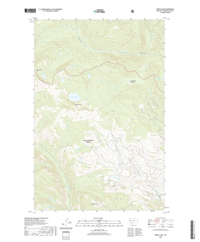 Wapiti Lake, MT (2020, 24000-Scale) Preview 1
