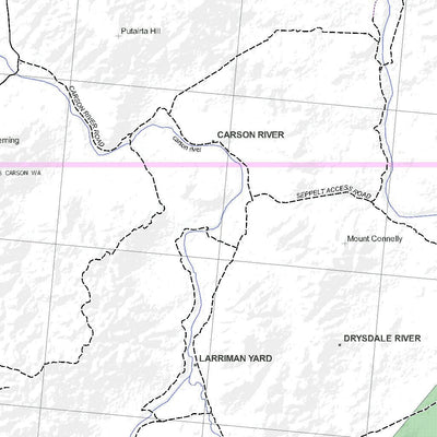 Getlost Map SD5209 DRYSDALE Australia Touring Map V15b 1:250,000