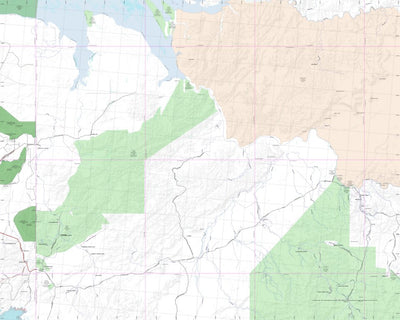 Getlost Map SD5215 AUVERGNE Australia Touring Map V15b 1:250,000