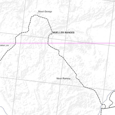 Getlost Map SE5209 MOUNT RAMSAY Australia Touring Map V15b 1:250,000