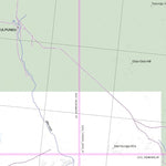 Getlost Map SF5208 MOUNT THEO Australia Touring Map V15b 1:250,000