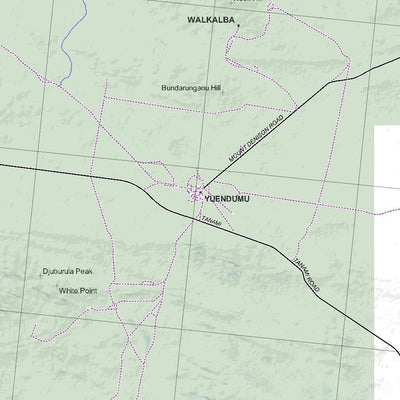Getlost Map SF5212 MOUNT DOREEN Australia Touring Map V15b 1:250,000