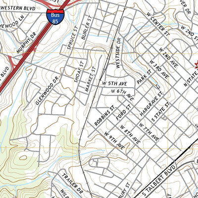 Lexington West, NC (2019, 24000-Scale) Preview 3
