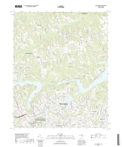 Lake Brandt, NC (2019, 24000-Scale) Preview 1