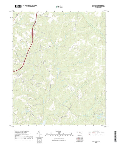 Millstone Lake, NC (2019, 24000-Scale) Preview 1