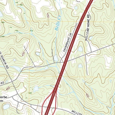 Millstone Lake, NC (2019, 24000-Scale) Preview 3