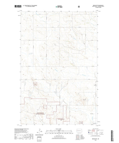 Bear Butte, ND (2020, 24000-Scale) Preview 1