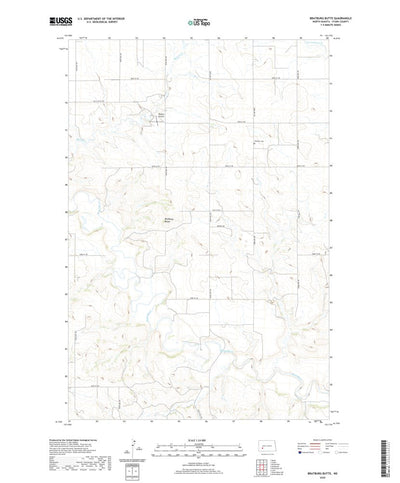 Bratburg Butte, ND (2020, 24000-Scale) Preview 1
