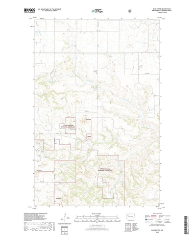 Blue Buttes, ND (2020, 24000-Scale) Preview 1
