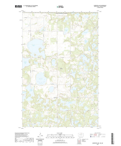 Carpenter Lake, ND (2020, 24000-Scale) Preview 1