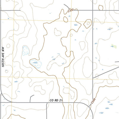 Bush Lake, ND (2020, 24000-Scale) Preview 2